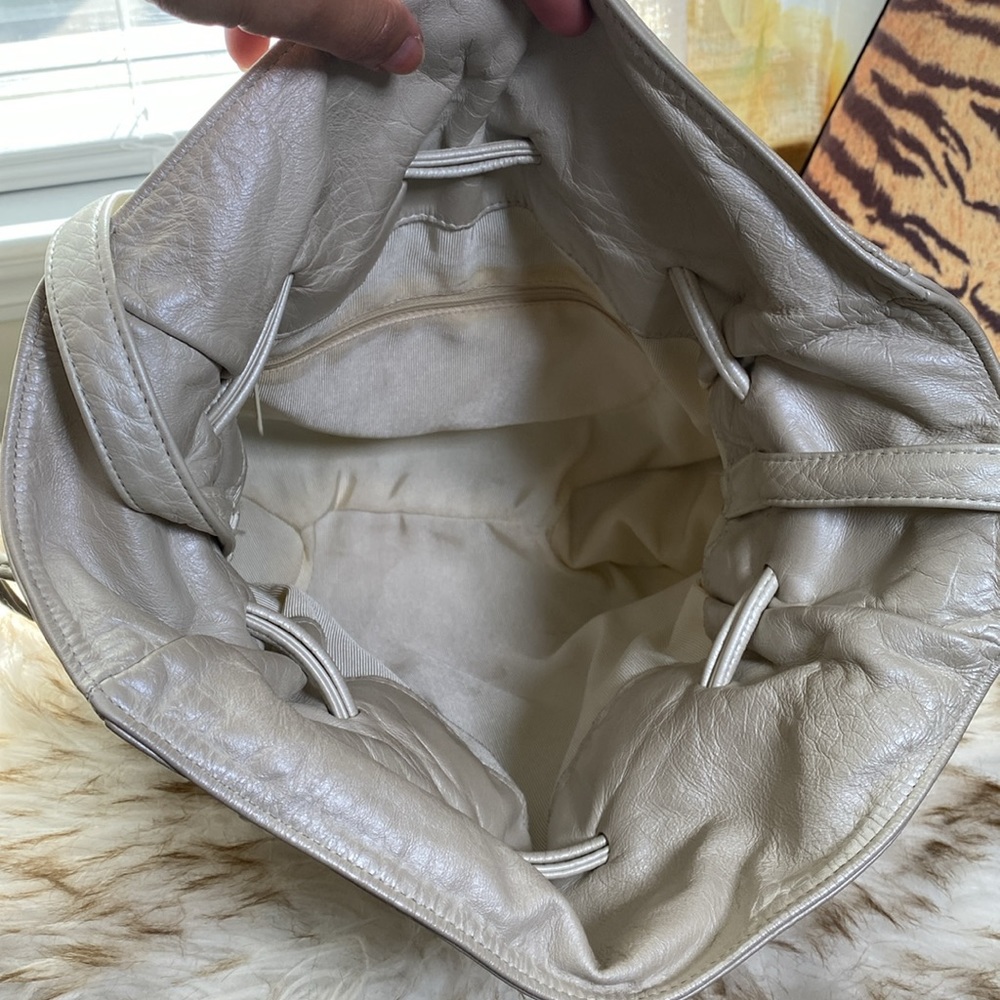 Vintage Drawstring Patchwork Animal Print Shoulde… - image 4